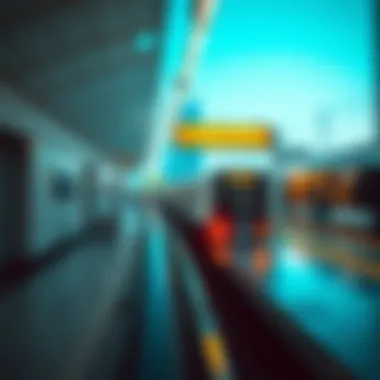 Map of Dubai's metro network featuring Umm Ramool Station