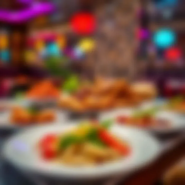 A vibrant display of diverse dishes offered at Grill Palace