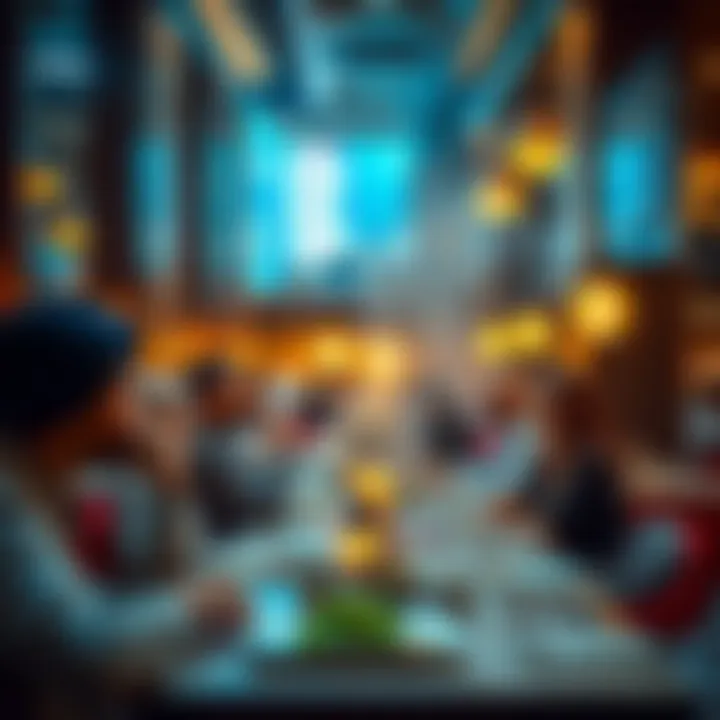 Guests enjoying their dining experience at Grill Palace