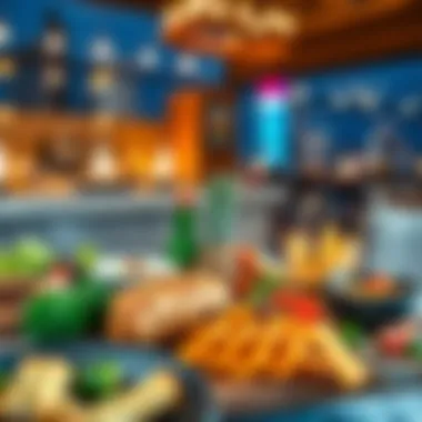 A beautifully arranged Lebanese mezze platter showcasing the rich culinary tradition of Habib Beirut