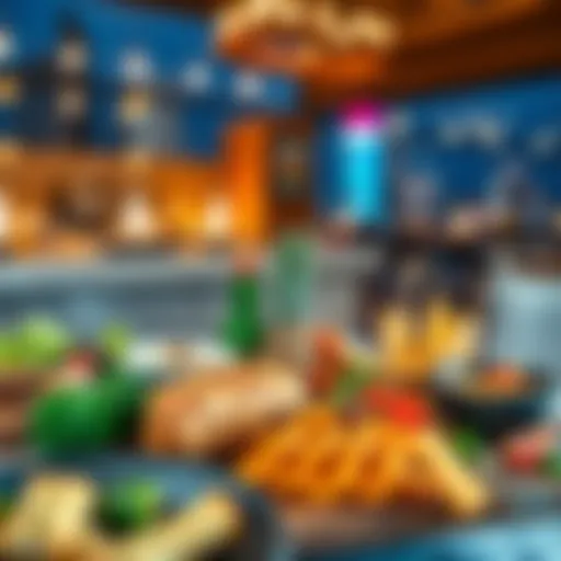 A beautifully arranged Lebanese mezze platter showcasing the rich culinary tradition of Habib Beirut