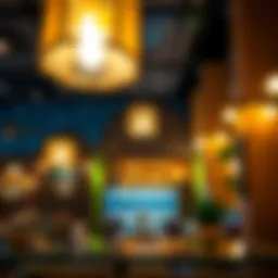 Charming interior of Cafe Saheel showcasing traditional decor