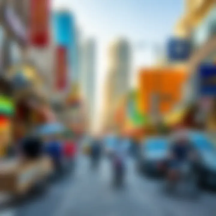 Commercial activities thriving within International City clusters