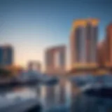 Stunning waterfront view of Jumeirah Living Marina Gate showcasing modern architecture