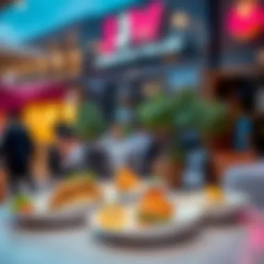 Signature dishes from various JVT dining establishments highlighting local flavors