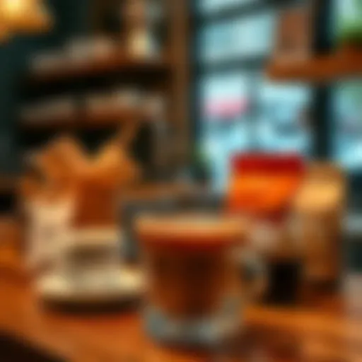 Artisan coffee selection at LDC Kitchen