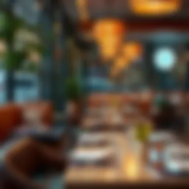 Inviting dining ambiance at LDC Kitchen