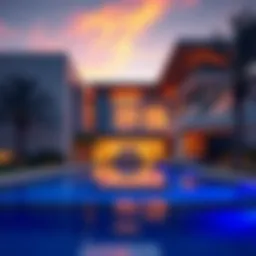 Luxurious villa in Living Legends Dubai showcasing modern architecture