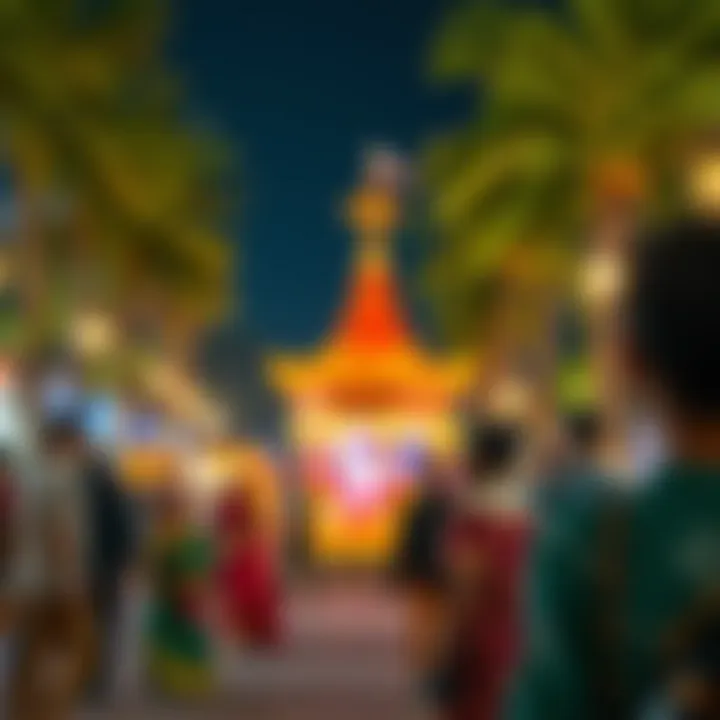 Cultural event taking place in Mashreq Park