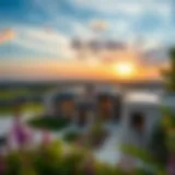 Stunning view of Meadows 9 residential area