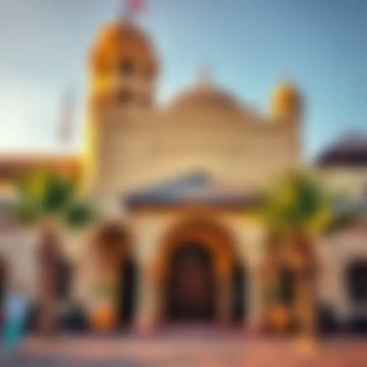 Cultural heritage area showcasing traditional architecture