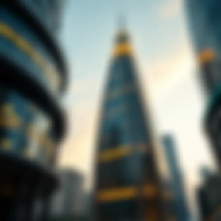 Architectural Details of Nastaran Tower Architectural details of Nastaran Tower highlighting innovative structures