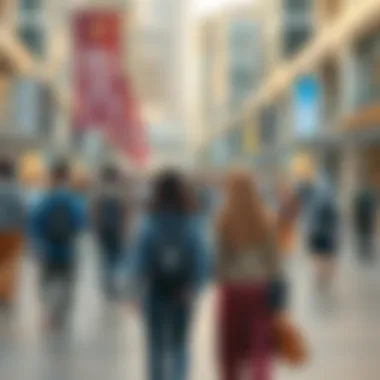 Cultural diversity illustrated through student interactions in Academic City