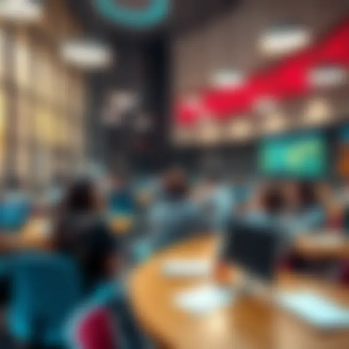 Innovative classroom environment in a Dubai university