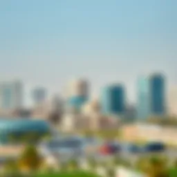 Panoramic view of Academic City showcasing various educational institutions