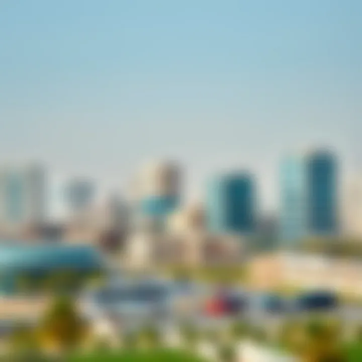 Panoramic view of Academic City showcasing various educational institutions