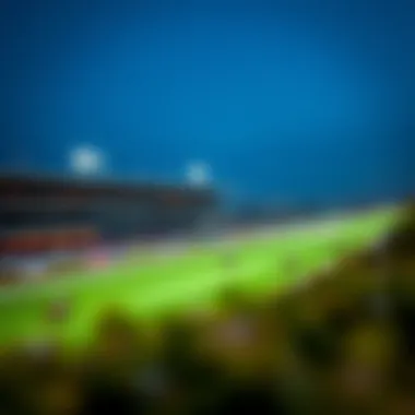 The iconic Meydan Racecourse during a live event