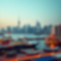 A stunning view of Dubai Creek Harbour skyline