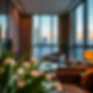 Elegant interior design of an apartment in O2 Residential Tower