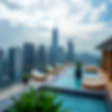 Luxurious amenities within O2 Residential Tower