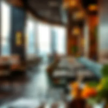 Diverse dining options featuring local and international cuisines