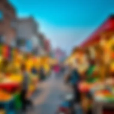 Vibrant local market reflecting the cultural significance of Sheikh Colony Qusais