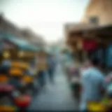 A vibrant marketplace reflecting local culture in Tibba Mandi Qusais