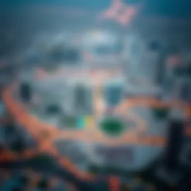 Map of Damac Hills indicating its strategic location within Dubai