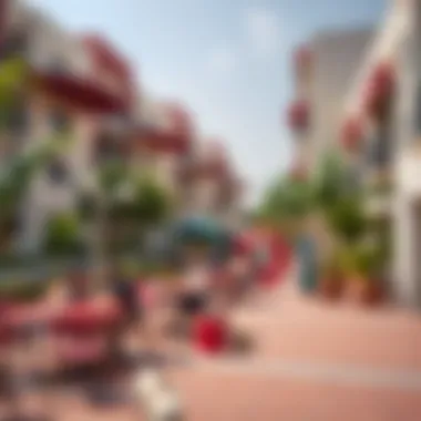 Community area at Victoria Residency promoting social interactions