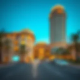 Stunning view of the architectural facade of Wasl North Heights