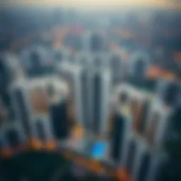 Stunning view of Wasl North Heights residential buildings